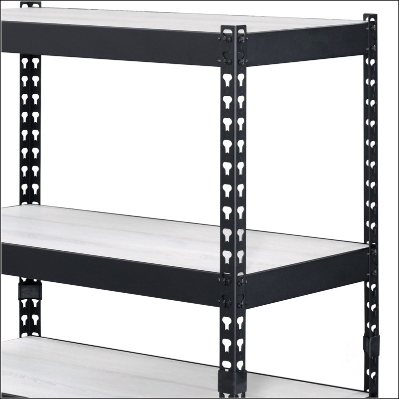 Natural & Black Finish Bookshelf