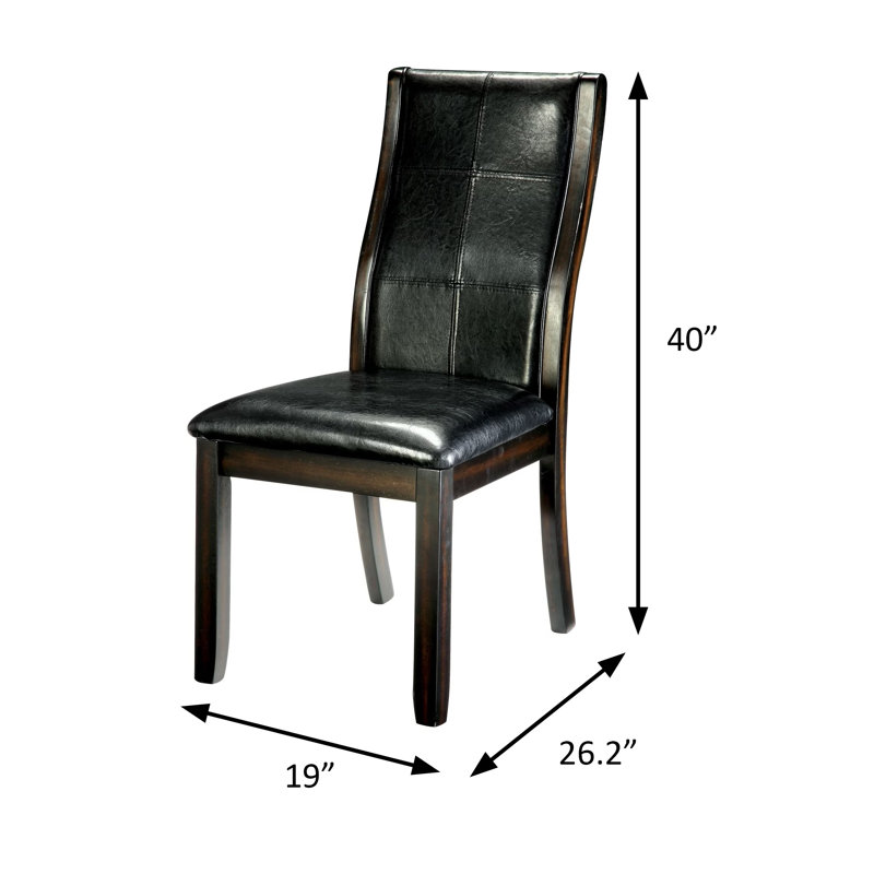 Chaise d'appoint transitionnelle l 19 po (2 / RTC), cerisier brun