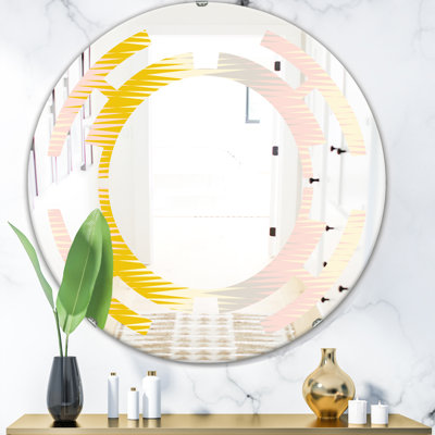 Miroir mural sans cadre abstrait et moderne Abstract Design IV Space