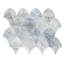 Seashell 14.63'' x 12.13'' Glass Fish Scale Mosaic Wall Tile-63332712
