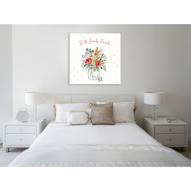 «Americana Mood III», toile tendue par Anne Tavoletti, H 12 po x l 12 po x P 1,5 po