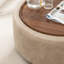 Repose-pieds de cocktail rond avec rangement Eniyah-2098988781