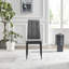 Pallo Button Tufting Luxury Fabric Dining Chairs - Modern Contemporary Design-369344409-369344421