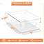  Ensemble de 10 grands bacs de rangement en plastique transparent Sorbus-107265351