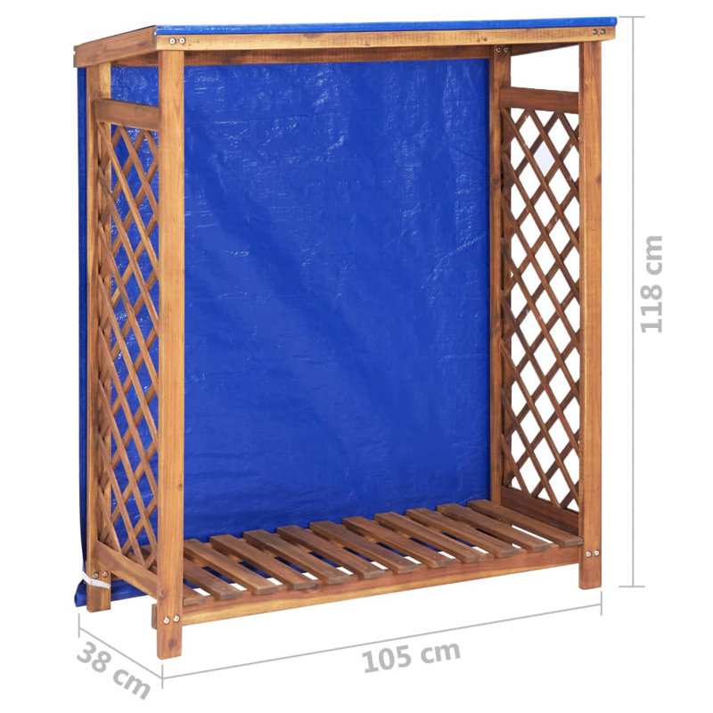 3Ft. x 1Ft. Solid Wood Log Store
