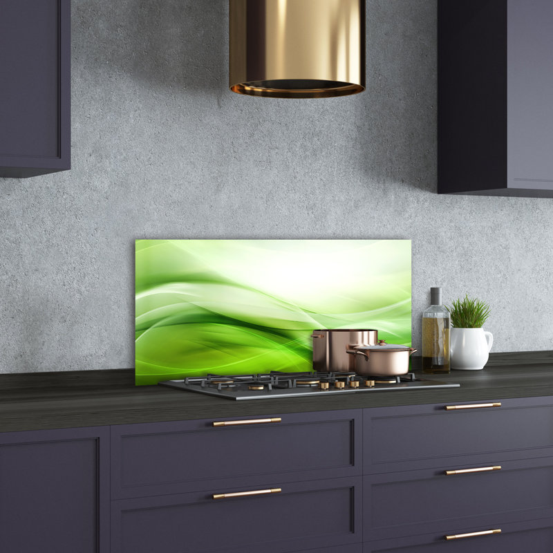50cm W x 100cm L Glass Peel and Stick Panel