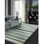 Canyon Cotton Striped Area Rug in Turquoise/Gray-1324414227