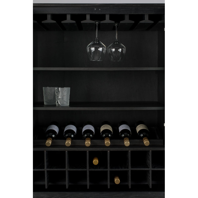 Travis Accent Cabinet, Black