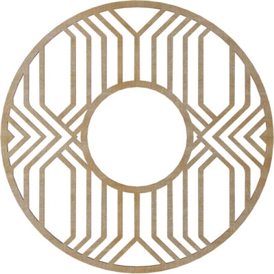 Médaillon 22 po x 22 po x P 8 po x P 3/8 po Empire