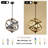 Farmhouse Orb Wood Chandelier