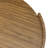Damari Round Coffee Table-Medium Brown Limba