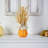 Dried Wheat and Pumpkin Arrangement