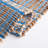 Oullins Natural Fiber Flat Weave Jute/Cotton Striped Rug in Blue/Natural-871232444