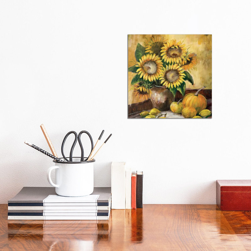 Sunflower Bouquet LV by Katharina Schöttler - Wrapped Canvas Painting, 30.48 cm H x 30.48 cm W