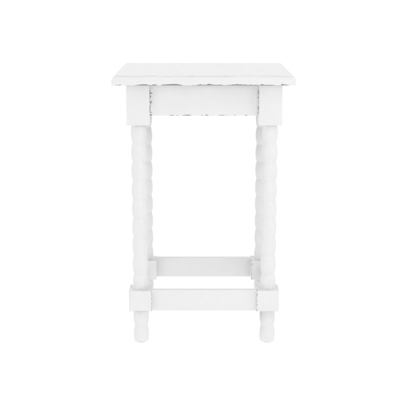 Barnard End Table, Off White