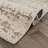 Textured Abstract Sandstone Beige Indoor High-Low Area Rug-1136085800
