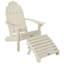 Chaise Adirondack en plastique avec repose-pieds Hinz-119034087