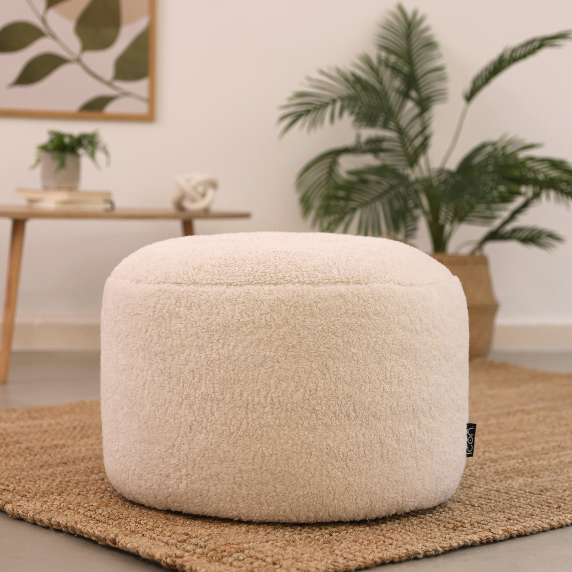 Bean Bag Bazaar icon Milano Fleece Footstool & Reviews | Wayfair.co.uk