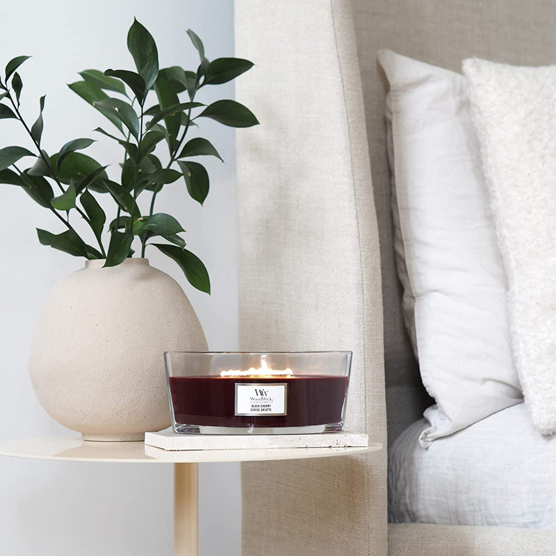 Black Cherry Scented Jar Candle