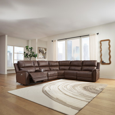 Canapé modulaire inclinable électrique 6 pièces Beryton