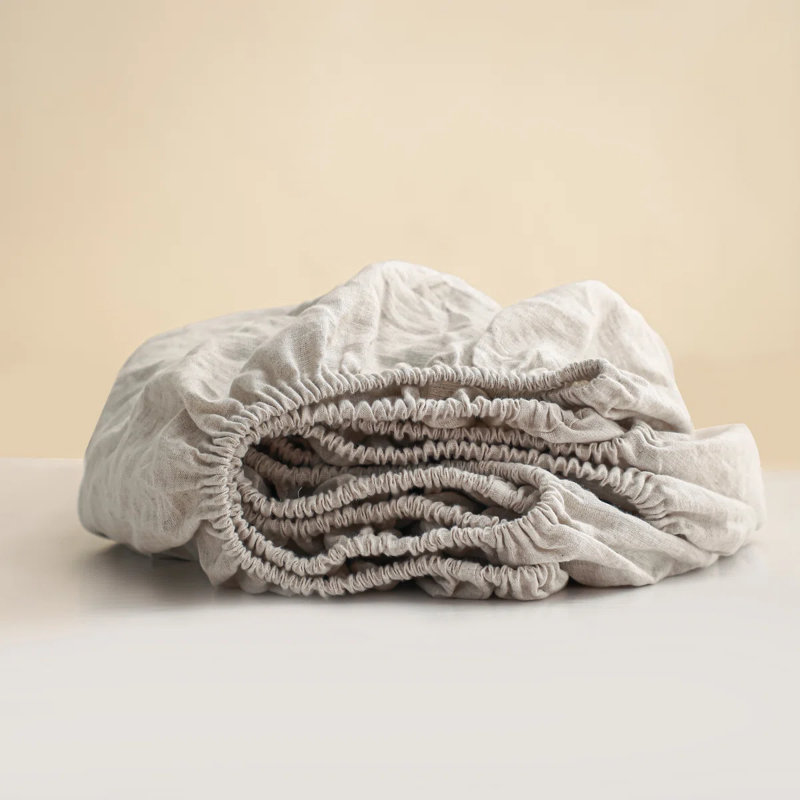 Linen Fitted Sheet, Linen, King Fitted Sheet