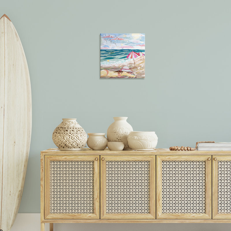 «My Happy Place» par Jennifer Peck, H 17 po x l 17 po