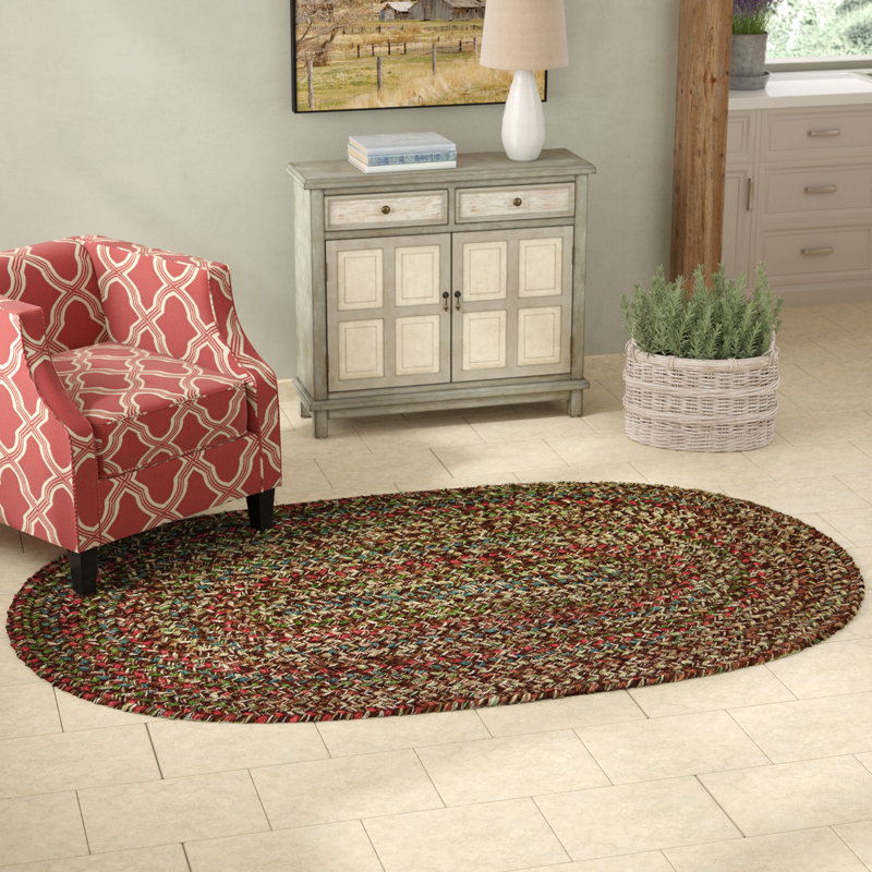 Tartaglia Synthetic Indoor / Outdoor Rug, Oval 10' x 13'