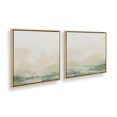 Ensemble de 2 paysages nuageux