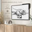 " Linear Paws I Canvas Print "-101456641