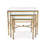Bonnifait Antique Gold Nesting Tables