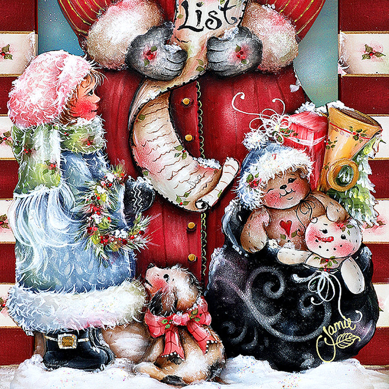 Crochet de porte mural Christmas Wish
