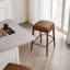 Ensemble de 2 tabourets de bar rembourrés Modern - siège rembourré confortable, pour îlot de cuisine, comptoir de salle à manger-813309875