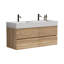 Meuble-lavabo flottant mural 48 po avec lavabo à quartz-888931154