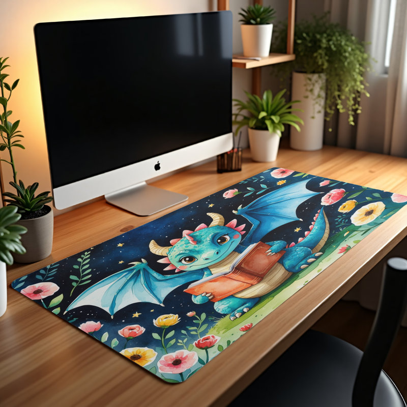 Polyester Desk Pad, 31.5x15.5