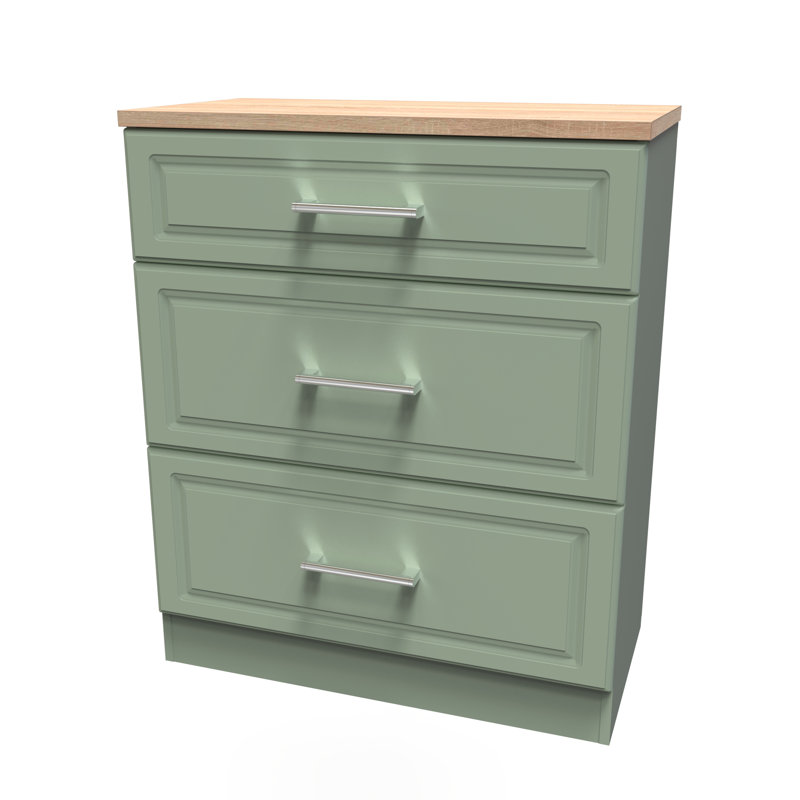 Aalysia 74cm W 3 - Drawer Chest of Drawers
