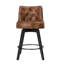 Tabouret de comptoir pivotant rembourré Arleine-92729598-93363830