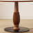 White&Walnut Round Sintered Stone Dining table-1942548850