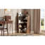 Bibliothèques extensibles avec rangement, support moderne en bois aggloméré pour petite maison