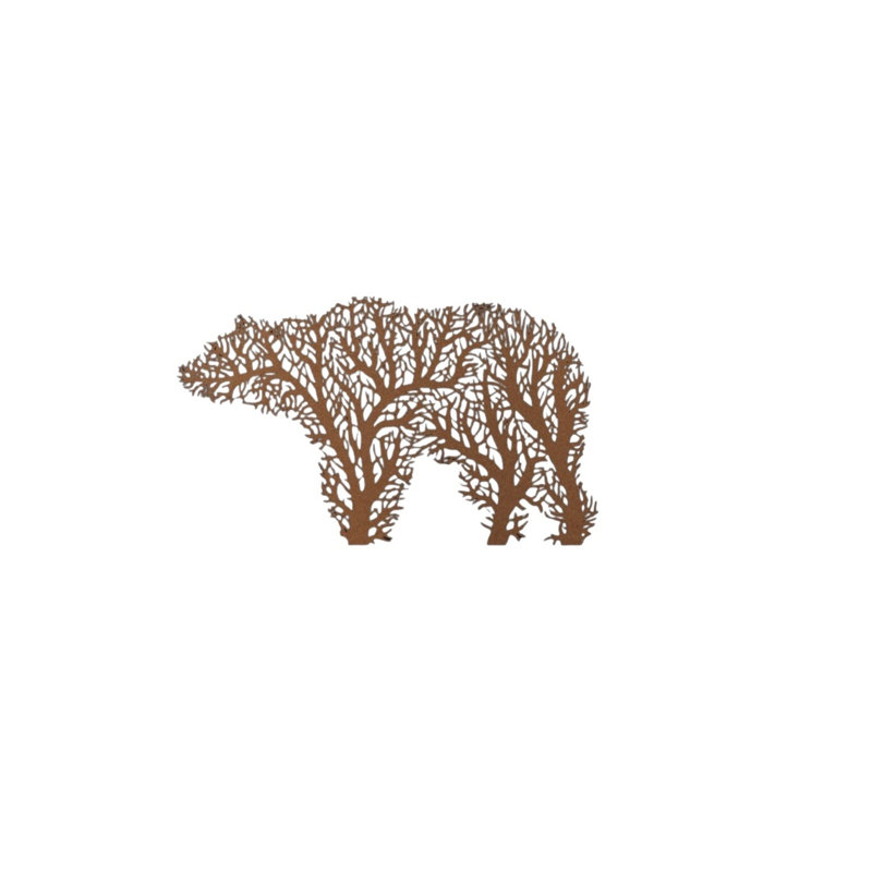 Anders Wall Décor, 59cm H x 100cm W x 2cm D, Copper