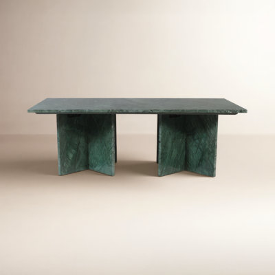 Verona 48" Genuine Marble Coffee Table