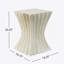 Table d'appoint MGO Archaistic Wavy avec finition en grès antique, durable et polyvalente pour une utilisation intérieure et extérieure-1459302735