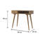 Ione Solid Wood Writing Desk
