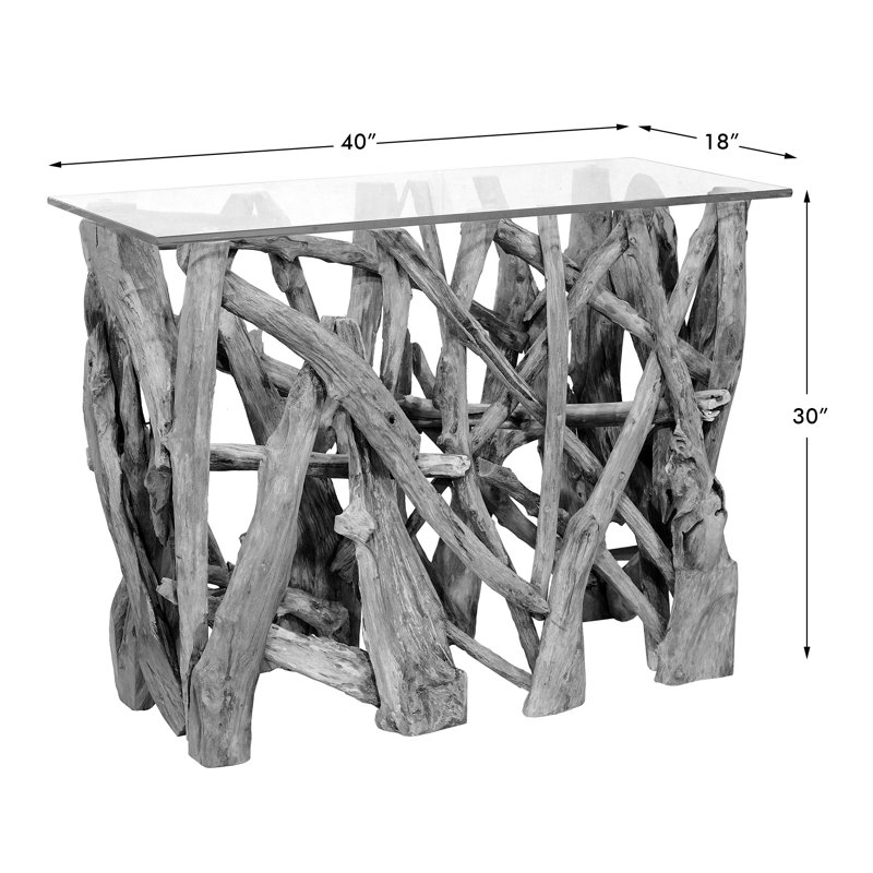 Console Pilote, H 30,5 po x l 39,5 po x P 18 po, Naturel