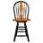 Loda Swivel Solid Wood Counter Stool-1364968848