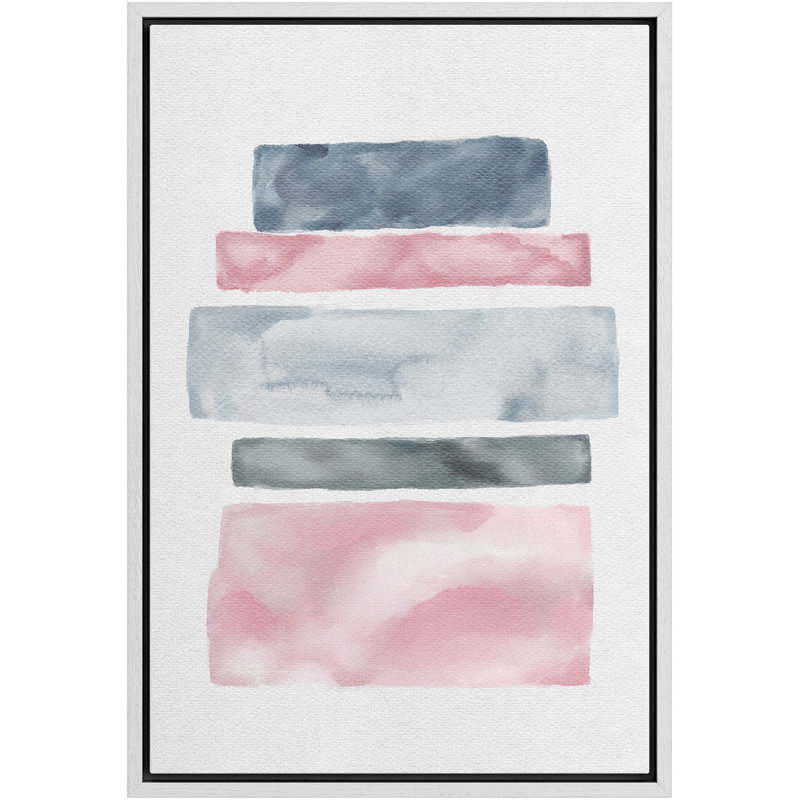 Blocs d'aquarelle brillants IDÉE4WALL WIN04, H 24 po x l 16 po x P 1,5 po, Blanc