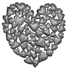 Small Heart of Hearts Wall Décor