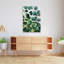 Aquarelle, feuilles d'eucalyptus abstraites, nature biologique, plante, art mural-129142545