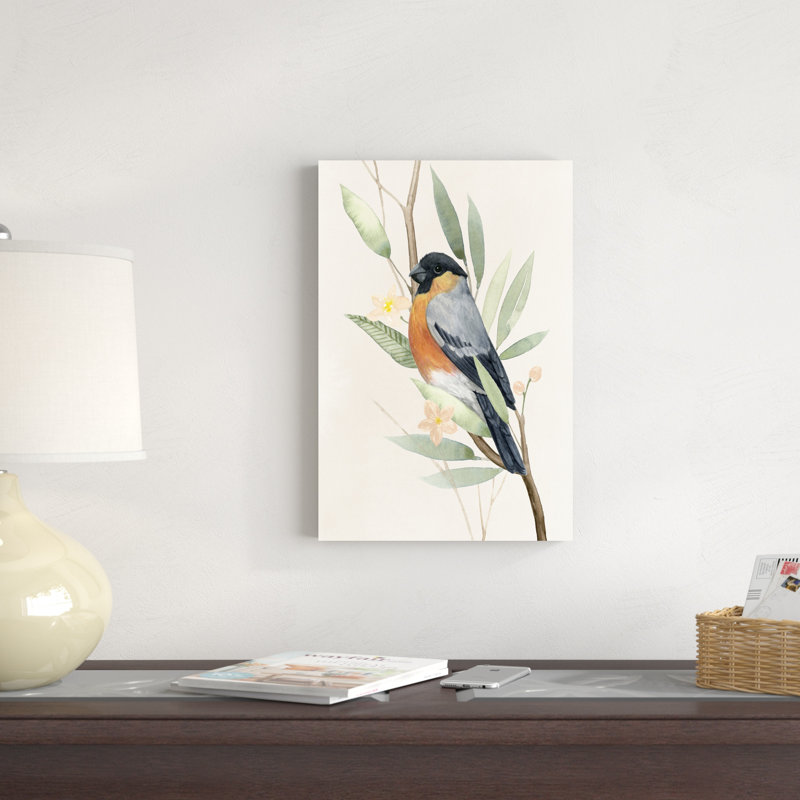 «Tree Toppers I» par Grace Popp - peinture sur toile tendue, H 18 po x l 12 po