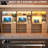 47.2" Home Office Desk With File Drawer, Led Lighting And Smart Sensor, Computer Desk With Hutch And 3 Drawers-1744239308