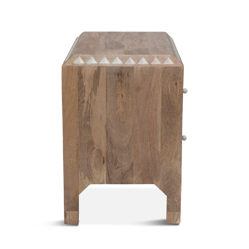Tangiers 2 - Drawer Solid Wood Nightstand